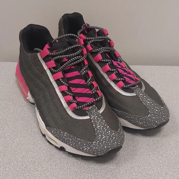 Nike Air Max Premium Tape Pink Foil Low Sneakers Mens Sz 10.5 2013 - Picture 1 of 16